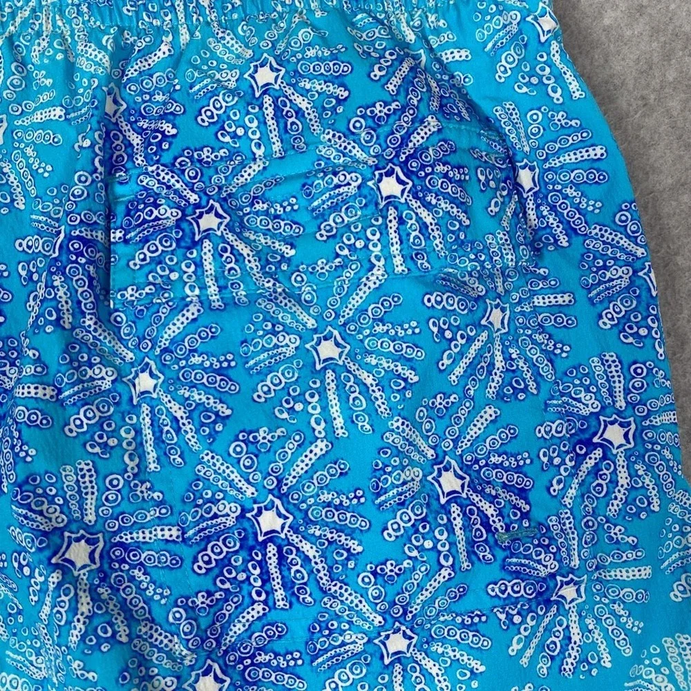 Vilebrequin Shorts Mens 3XL Blue Sea Urchin All‎ Over Print Swim Trunks XXXL
